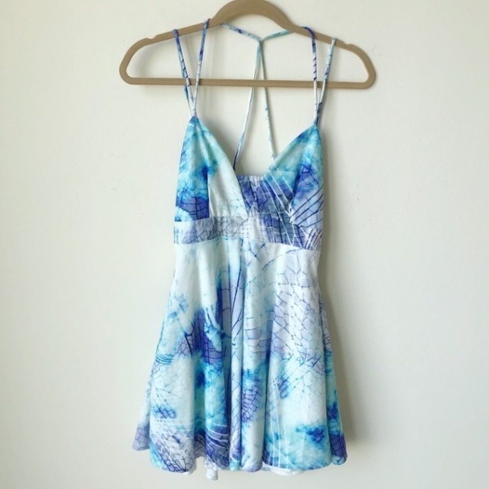 LF Watercolor House of Three Revolve Dress AUS 8